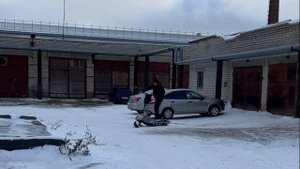 Мотоснегокат сделанный своими руками