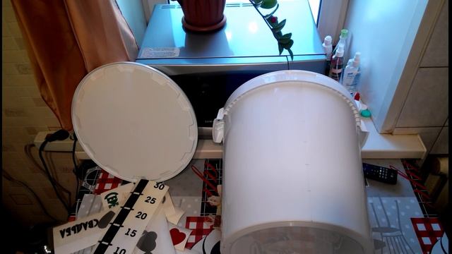 Пластиковый бродильный бак-ферментер и его оформление.(Нанесение шкалы) смотреть онлайн