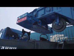 Установка/снятие противовеса на автокране Галичанин 50 тонн КС-65713-1