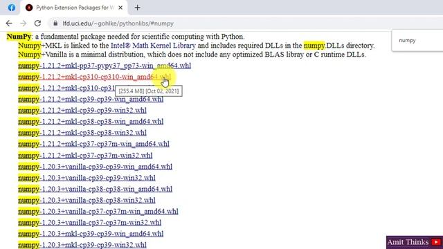 How to install Numpy on Python 3.10 Windows 10 смотреть онлайн