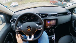 Еду на новом RENAULT DUSTER 1.3 Turbo - ВИД ОТ ПЕРВОГО ЛИЦА