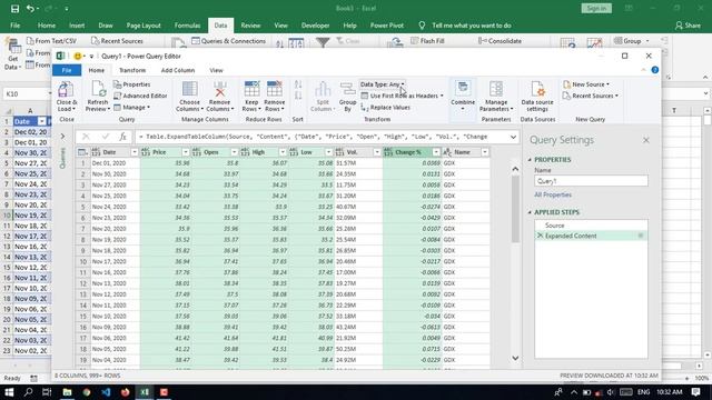 Combine all sheets into one in excel | Power Query (the easiest method!) смотреть онлайн