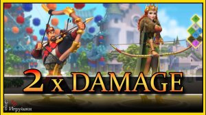 Делаем самый максимальный урон Лисонге + Эдельфред Рок Rise of Kingdoms Райс оф кингдом  2х damage