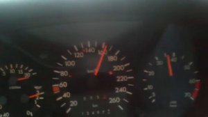 Mercedes W140 V12 6.0 Динамика разгона после 100км/ч