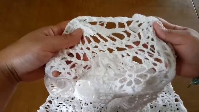 Белая кофточка крючком 3 часть