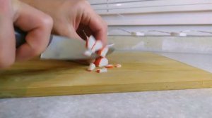 Крабовый салат с рисом.