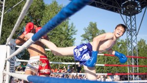 Поединок Кубаныч уулу Амантур (Киргизия) VS Бахтин Максим (Россия, Красноярск)  || Тайский бокс