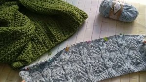 Вязание ? процессы и покупки.  КАРДИГАН СПИЦАМИ // АЖУРНЫЙ ЛЕТНИЙ КАРДИГАН // ДЖЕМПЕР РЕГЛАН СВЕРХУ