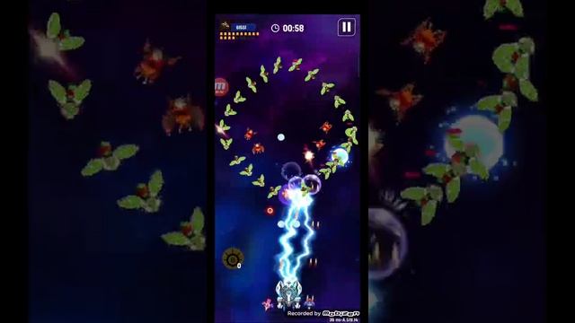 Space Shooter Stage 24-5; See the speed of killing Space Ship- Thunder