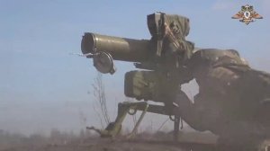 Работа артиллеристов и расчетов ПТРК 14-ой бригады "Кальмиус"