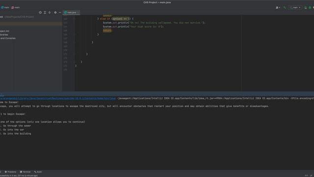 Java 'Escape!' Application Demonstration смотреть онлайн
