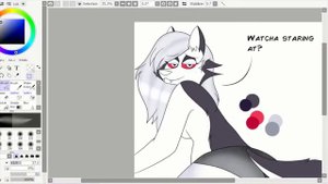 Loona R34 - Helluva Boss (Speedpaint)