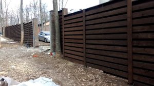 Забор деревянный Харьков