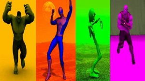 Funny alien dance - green alien dance - dance song challenge