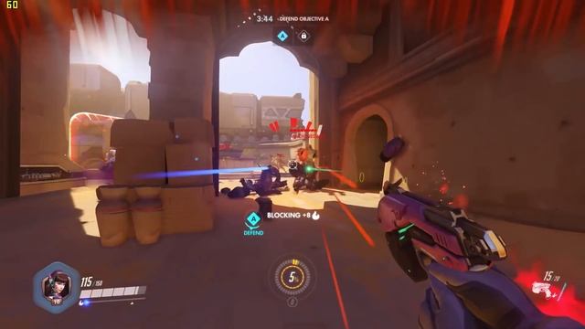 Overwatch | i3-6100 | RX 470 4GB | [Epic] 1080p | смотреть онлайн