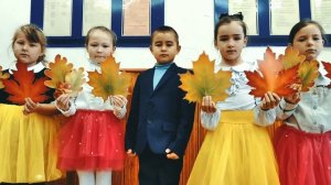 1 класс с. Яшерганово. Песня "Дождик, кап-кап"