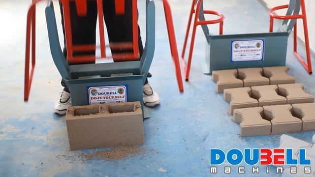 Doubell Machines DIY M6 Block Making Machine смотреть онлайн