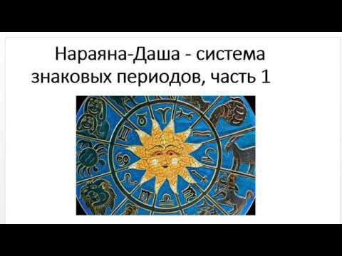 Астрология SSS1. ПК Урок 5 - Нараяна даша. Часть 1 (Тушкин)