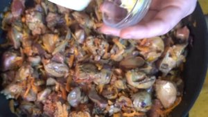 Сочная, Мягкая Куриная Печень с Сердечками на сковороде! / Вкусно и Просто!