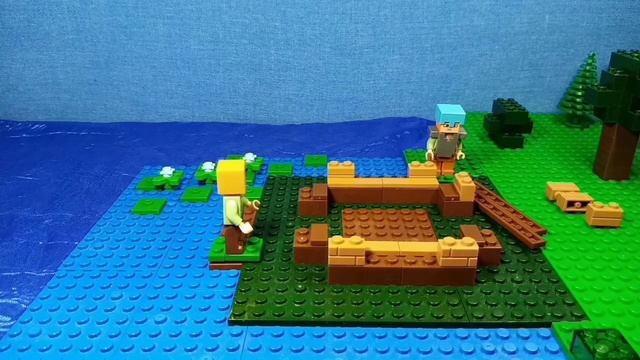 Беседка у озера из конструктора лего своими руками. смотреть онлайн