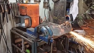 Печь в палатку из фреон. баллона.mpg