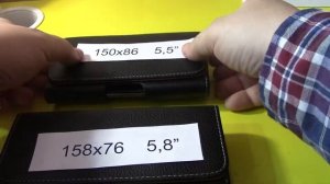 Универсальный поясной чехол кобура для больших смартфонов 5.5" 5.8"