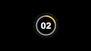 Обратный отсчет секундомер 10 секунд  салют фейерверк  | Футаж Заставка на экран для праздника