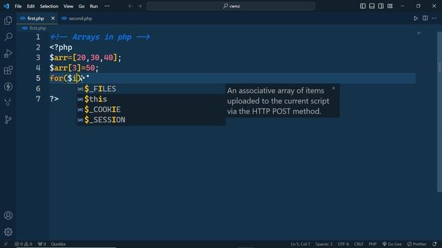 lect 8 | ? Arrays and foreach loop in php Unveiling the Magic of Data Manipulation hindi/urdu ?♂️