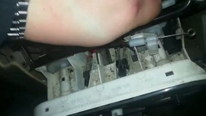 Сеятие панели opel astra f отключаю управление печки