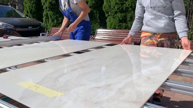 БОЛЬШАЯ ПЛИТКА. КРУПНЫЙ ФОРМАТ. КАК УКЛАДЫВАТЬ? С чего начинать укладку плитки? ЧАСТЬ 1. LARGE TILE