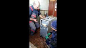 Сборка котла после замены чугунных секций. Ремонт #BAXI SLIM 1.620