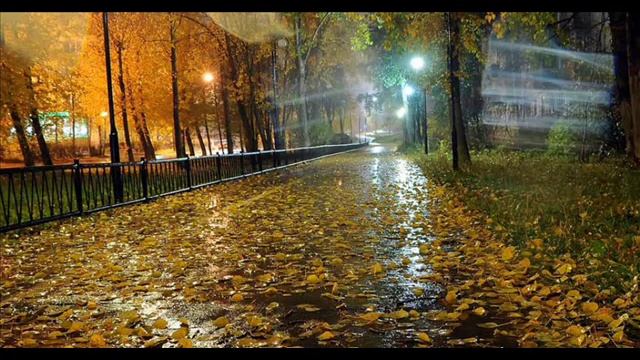 Клип на песню  Осенний дождик меломан