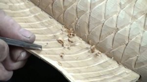 Wood Carving  "Сarp fish", Вырезаем чешую на карпах, деревянные кубки в виде карпа