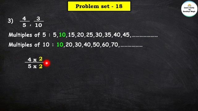 Problem set 18 | Fraction | Chapter 5 | 5th standard | Maths смотреть онлайн
