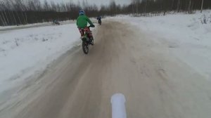 Электро мотоцикл VOLT. Первые тесты.