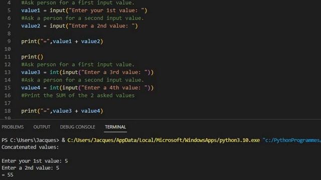 Beginner Python Program Example 2