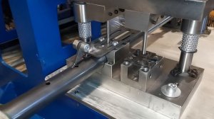 Пробивка отверстий в круглой трубе без деформации.