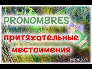 Испанский для начинающих Урок 13 Местоимения №1 - притяжательные местоимения (www.espato.ru)