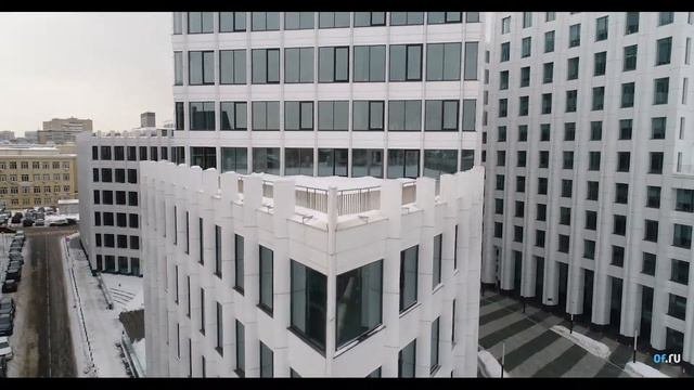Бизнес-центр Аквамарин с квадрокоптера