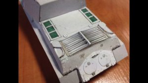 Корпус ИСУ-152 из картона (1:35)