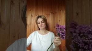 Как продлить жизнь букету сирени.