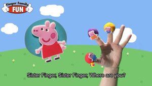 Peppa Pig Play-Doh Finger Family | Daddy Fingers Children Nursery Rhyme with lyrics