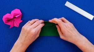 Оригами сердце из бумаги. Подарок на день рождения