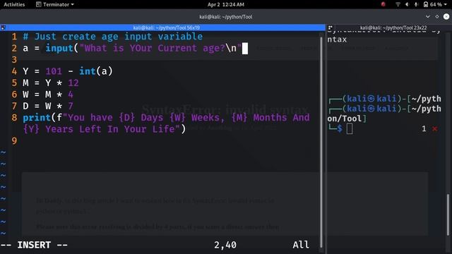 SyntaxError: invalid syntax In Python How To Fix 2022