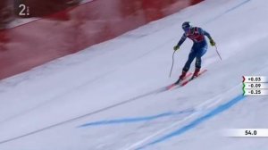 Downhill Ski Crash at 120km/h Breezy Johnson Val Di Fassa