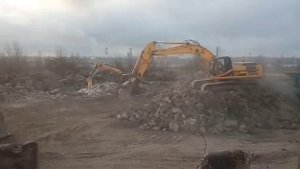 Дробление бетона на мелкие фракции