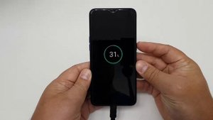 OPPO A5S CPH1909 indicates that charging but not turn on / показывает зарядку, но не включается