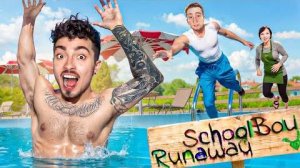 СБЕГАЮ ЧЕРЕЗ БАССЕЙН ИЗ ДОМА ЗЛЫХ РОДИТЕЛЕЙ В SCHOOLBOY RUNAWAY В МАЙНКРАФТ! 18+