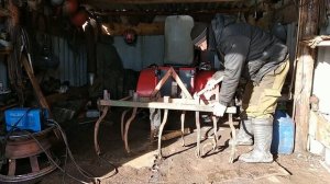 Гусеничный минитрактор самодельный  культиватор