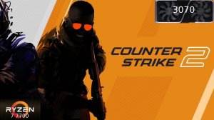 Counter-Strike 2 - Ryzen 7 7700 + RTX 3070 - Medium settings - 1080p